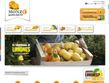 Tablet Screenshot of naranjasmonzo.com